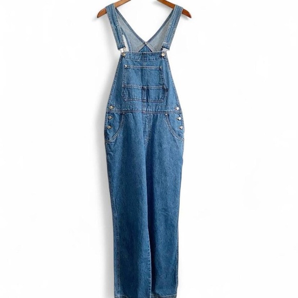Cherokee Denim - Vintage Blue Denim Women's Overalls